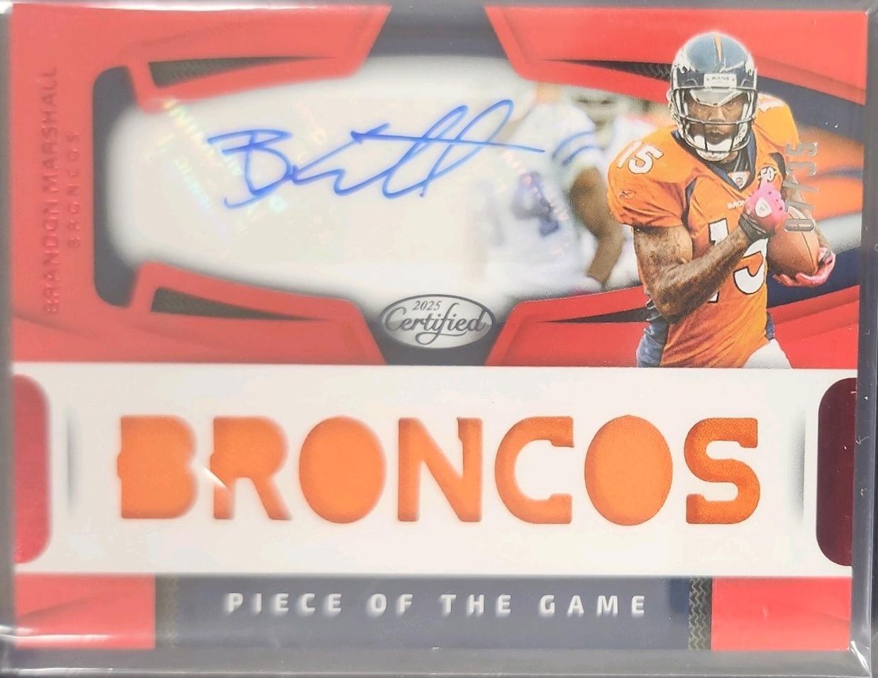 Brandon Marshall [Red] #POGS-BML