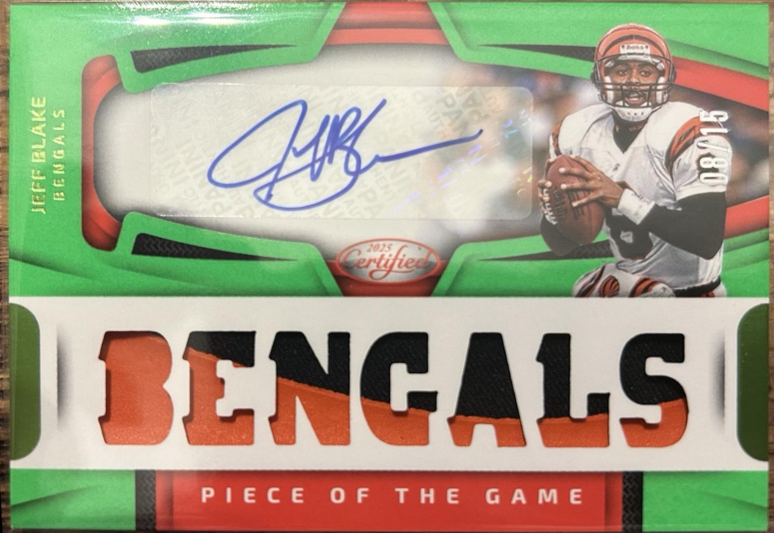 Jeff Blake [Lime Green] #POGS-JBE
