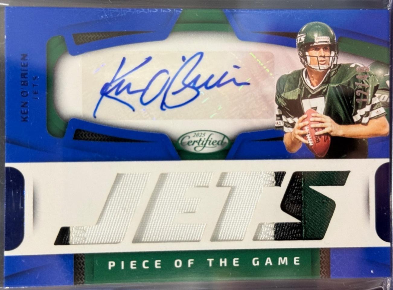 Ken O'Brien [Blue] #POGS-KOB