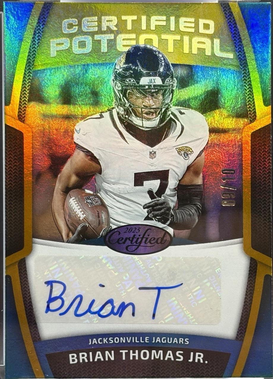 Brian Thomas Jr. [Mirror Gold] #CPS-BTH