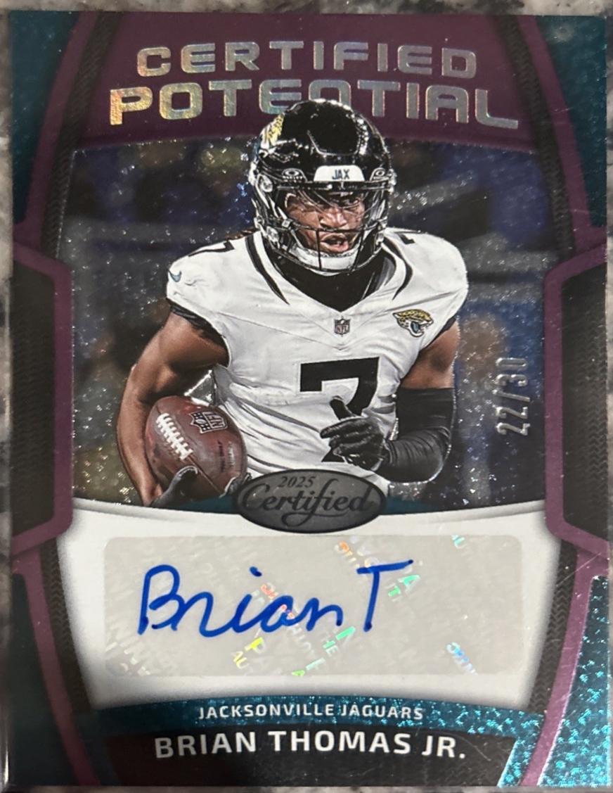 Brian Thomas Jr. [Purple Etch] #CPS-BTH