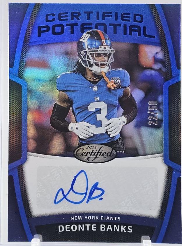 Deonte Banks [Mirror Blue] #CPS-DBA