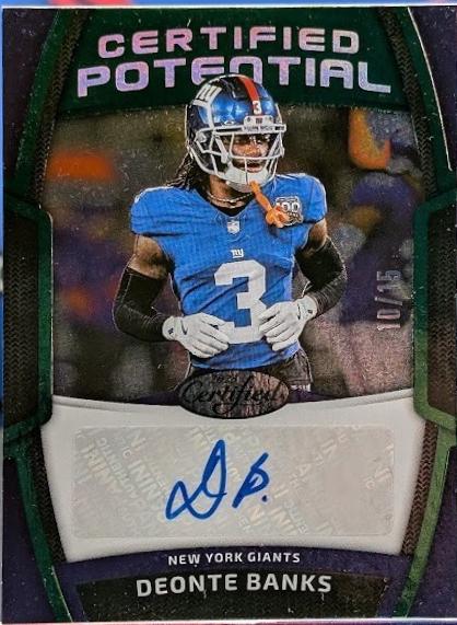 Deonte Banks [Mirror Green] #CPS-DBA