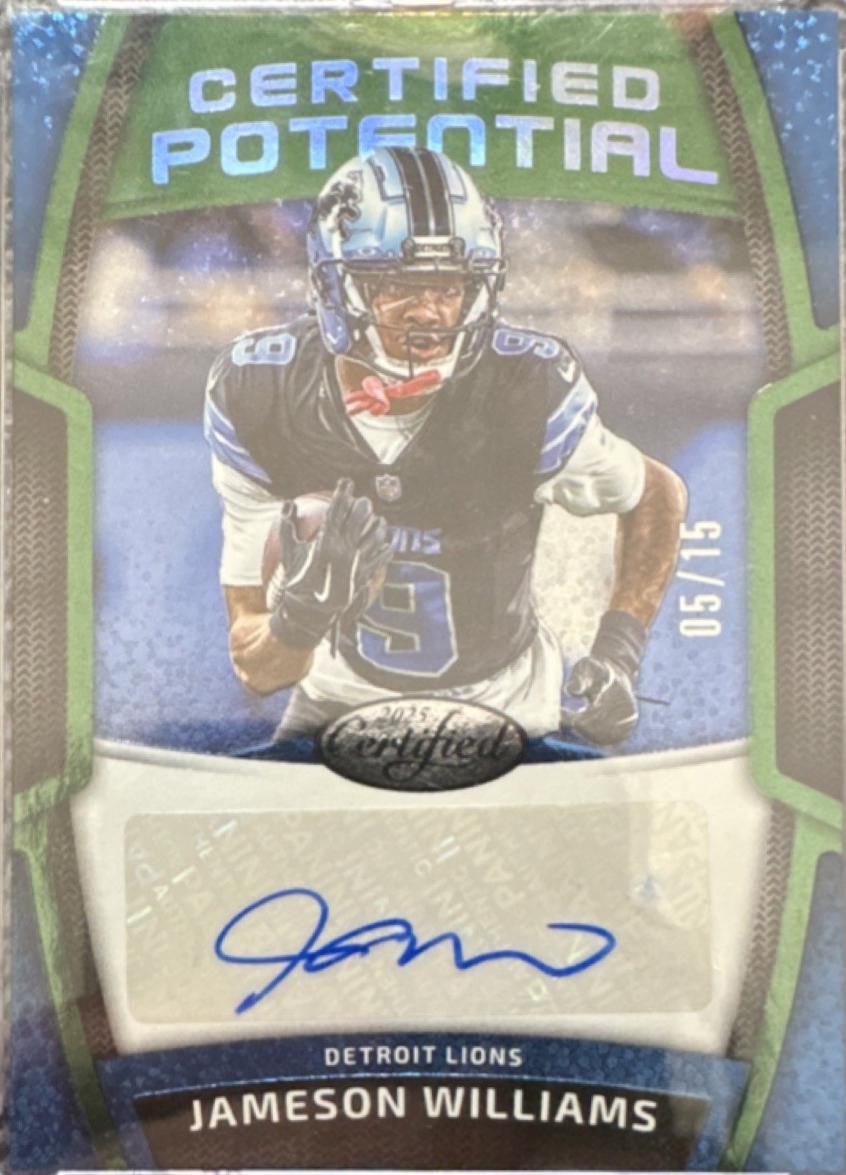 Jameson Williams [Green Etch] #CPS-JWI