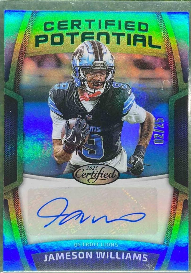 Jameson Williams [Mirror Green] #CPS-JWI