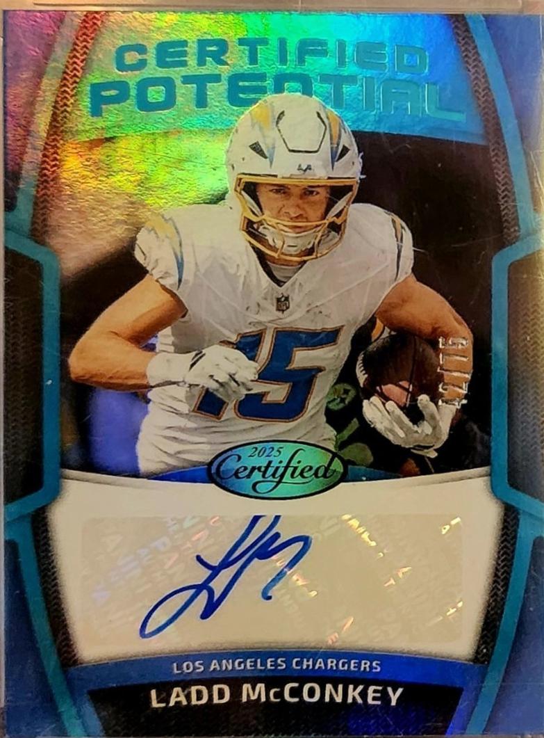 Ladd McConkey [Mirror Teal] #CPS-LMC