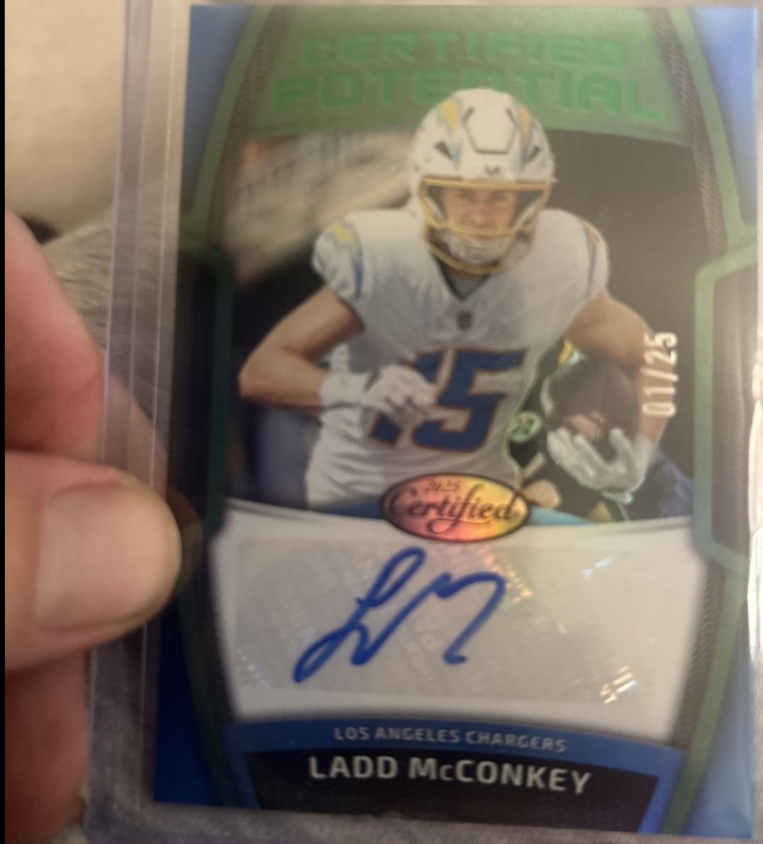 Ladd McConkey [Red Etch] #CPS-LMC