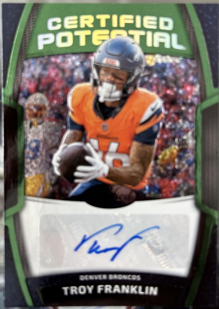 Troy Franklin [Mirror Green] #CPS-TFR