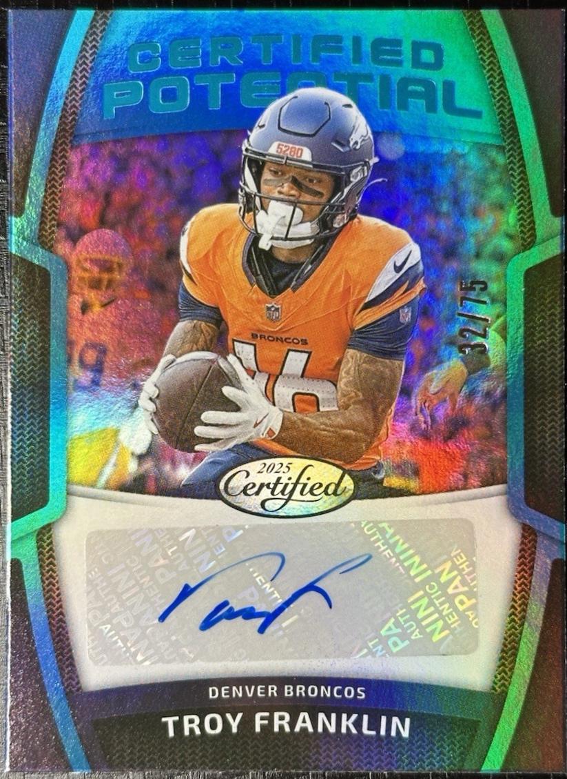 Troy Franklin [Mirror Teal] #CPS-TFR