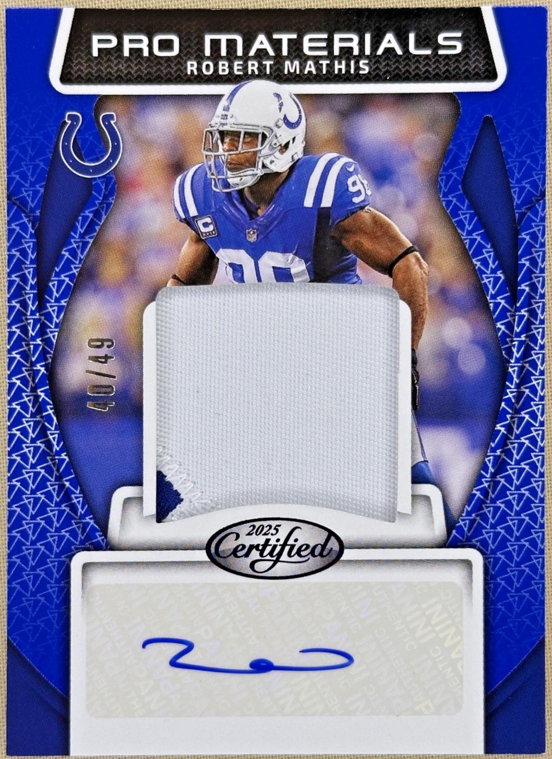 Robert Mathis [Blue] #PMS-RMS