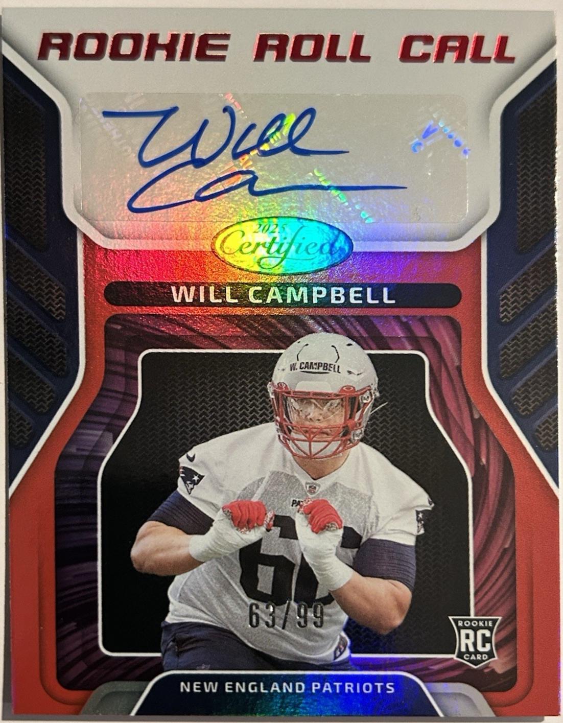 Will Campbell [Mirror Red] #RRC-WCA