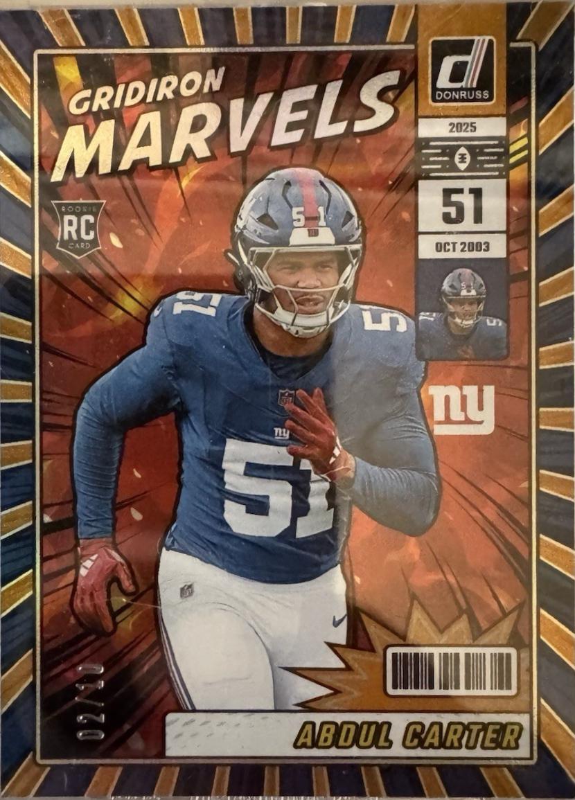 Abdul Carter [Gold] #18