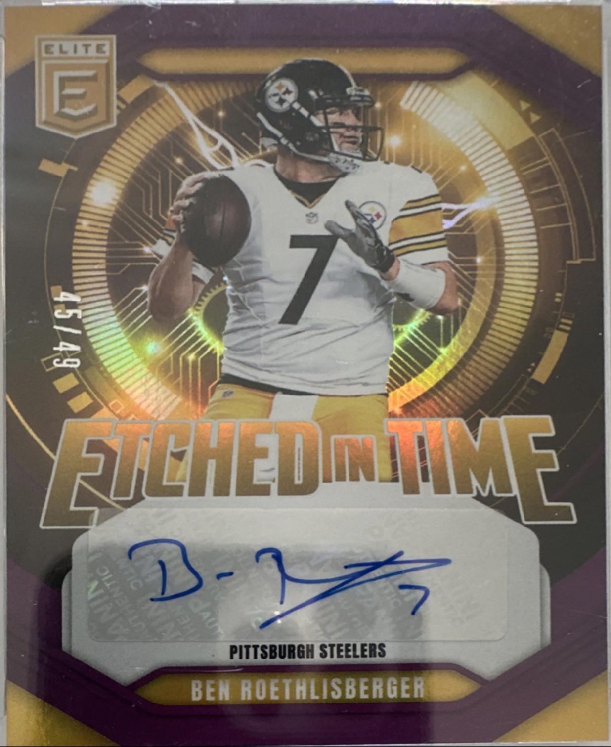 Ben Roethlisberger [Purple] #ETS-BRR