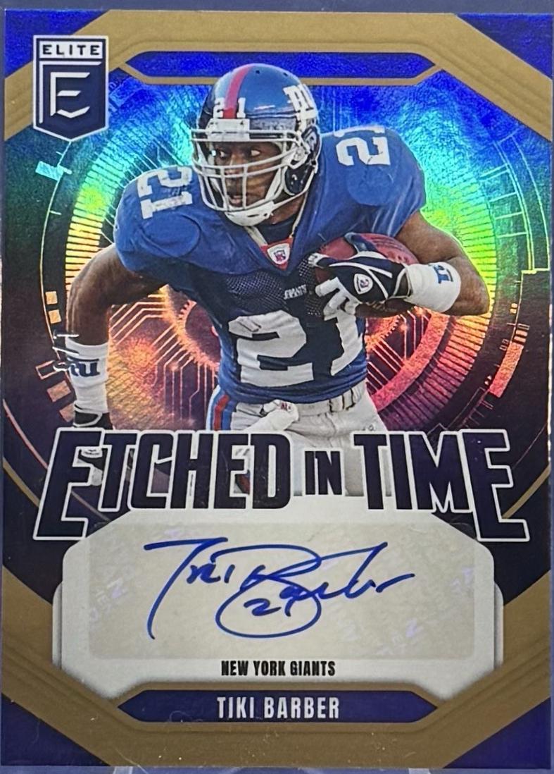 Tiki Barber [Gold] #ETS-TBR