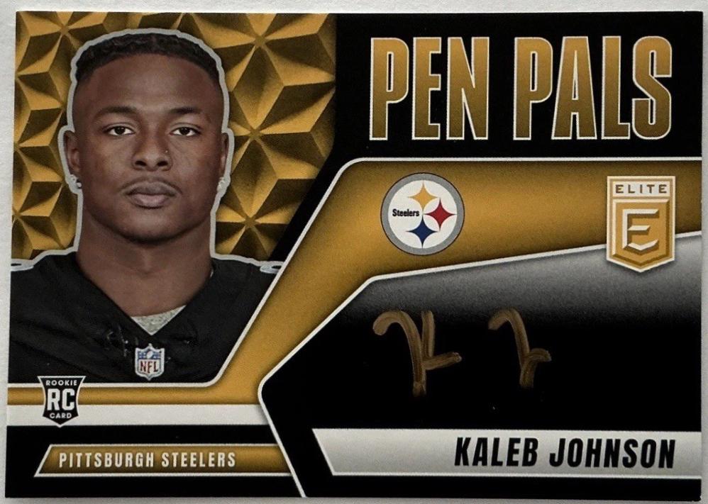 Kaleb Johnson [Black Gold Ink] #PP-KAL