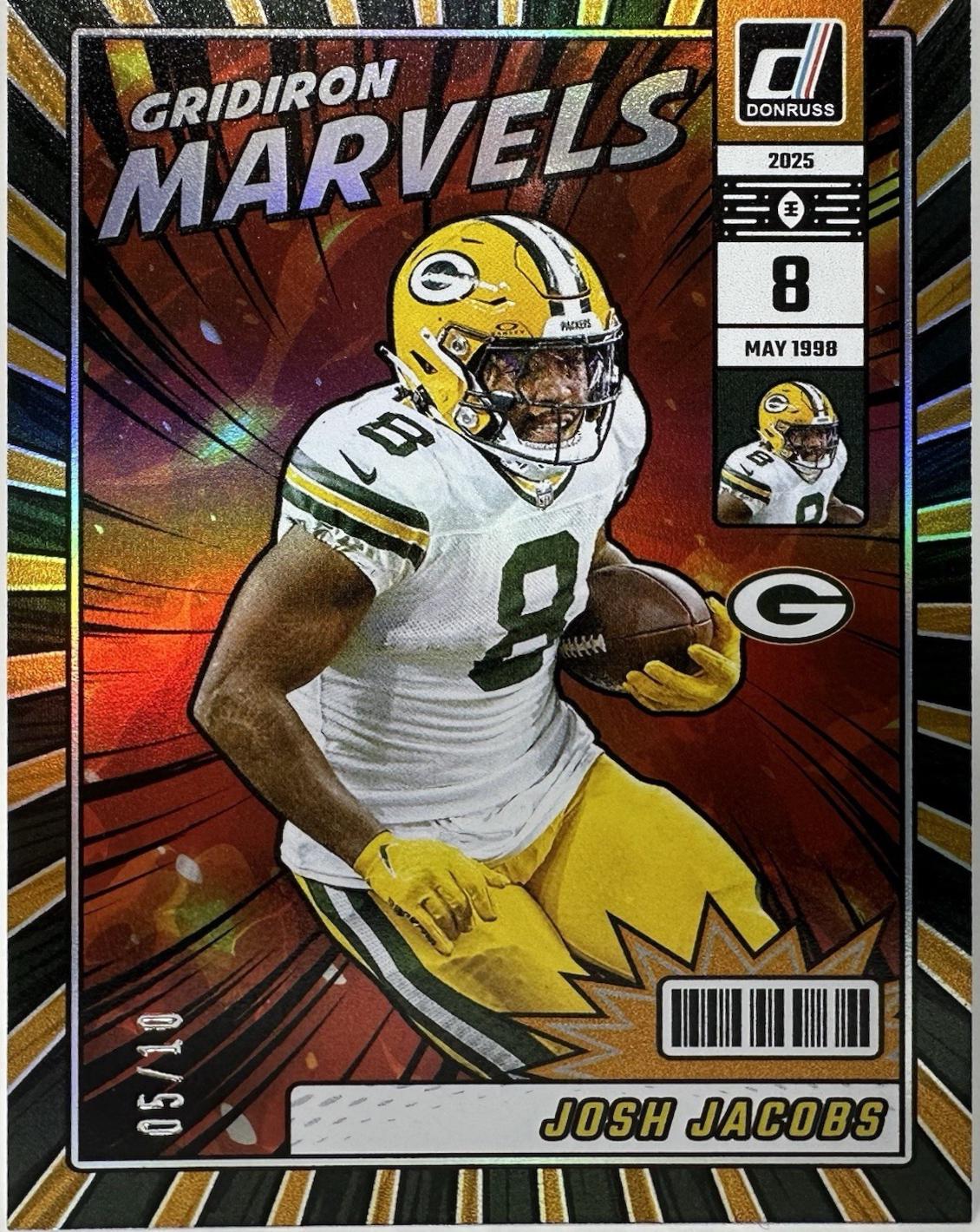 Josh Jacobs [Gold] #GM-JJS