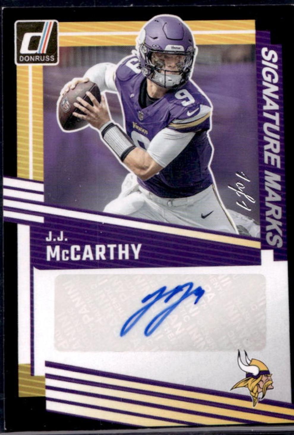 J.J. McCarthy [Black] #SM-JMY