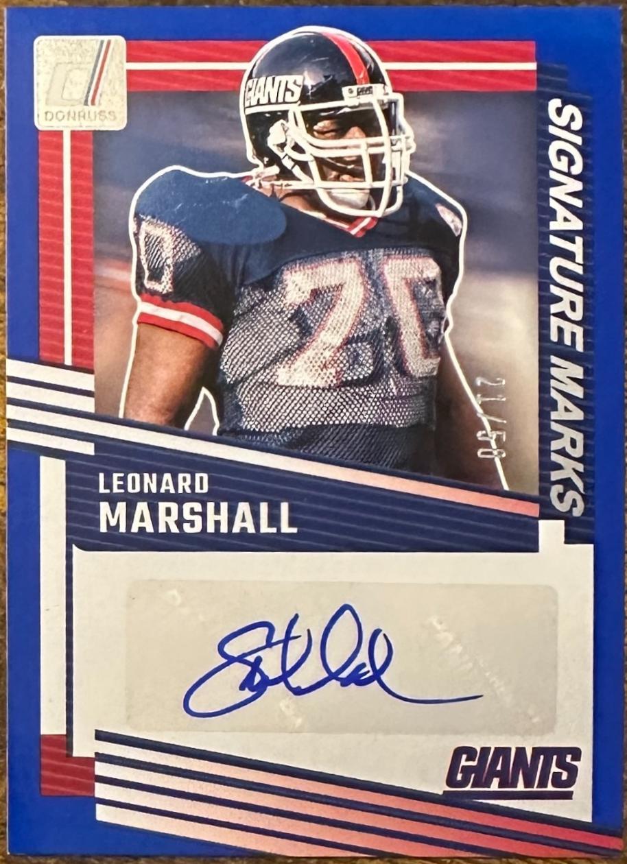 Leonard Marshall [Blue] #SM-LML