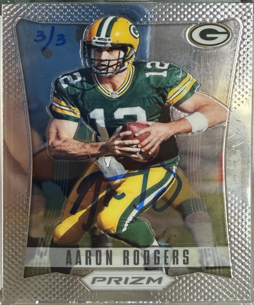 2012 Prizm Base 12 Aaron Rodgers