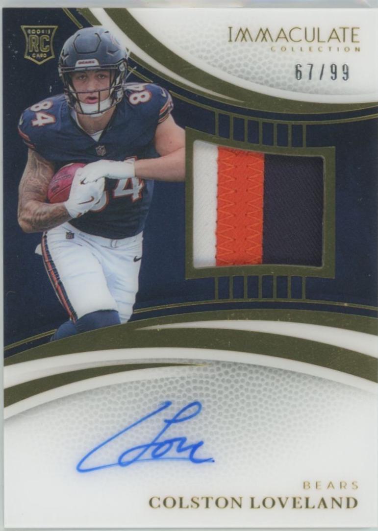 Colston Loveland [Rookie Patch Autograph] #110