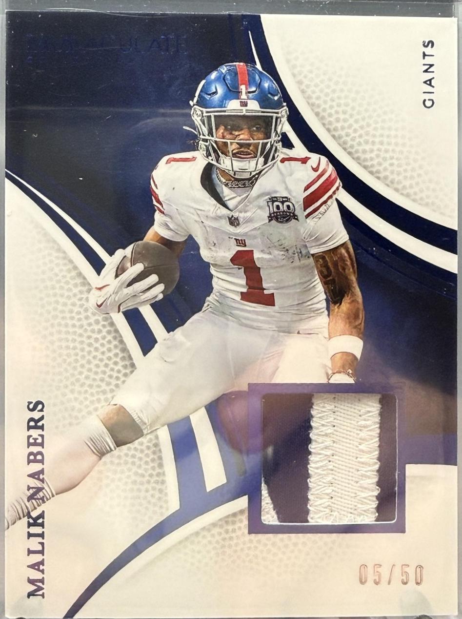 Malik Nabers [Blue] #88