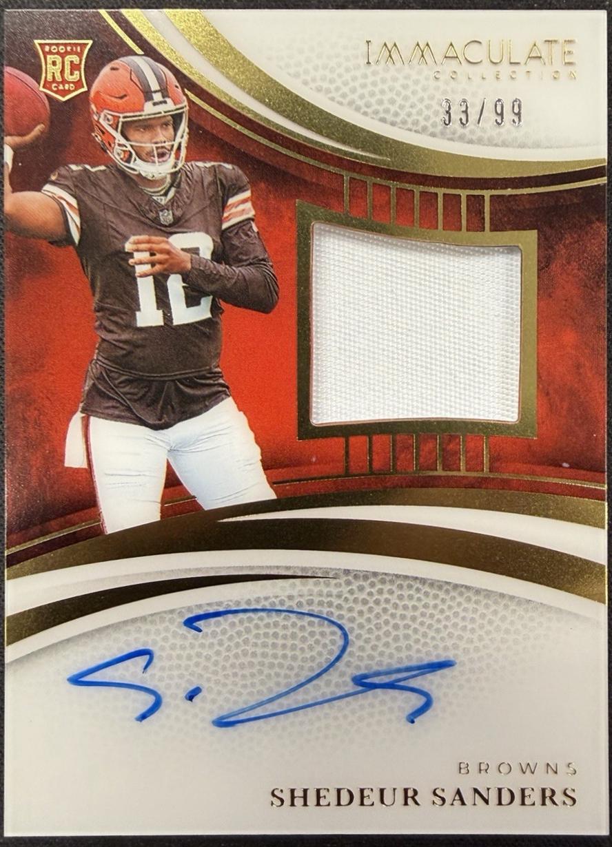 Shedeur Sanders [Rookie Patch Autograph] #101