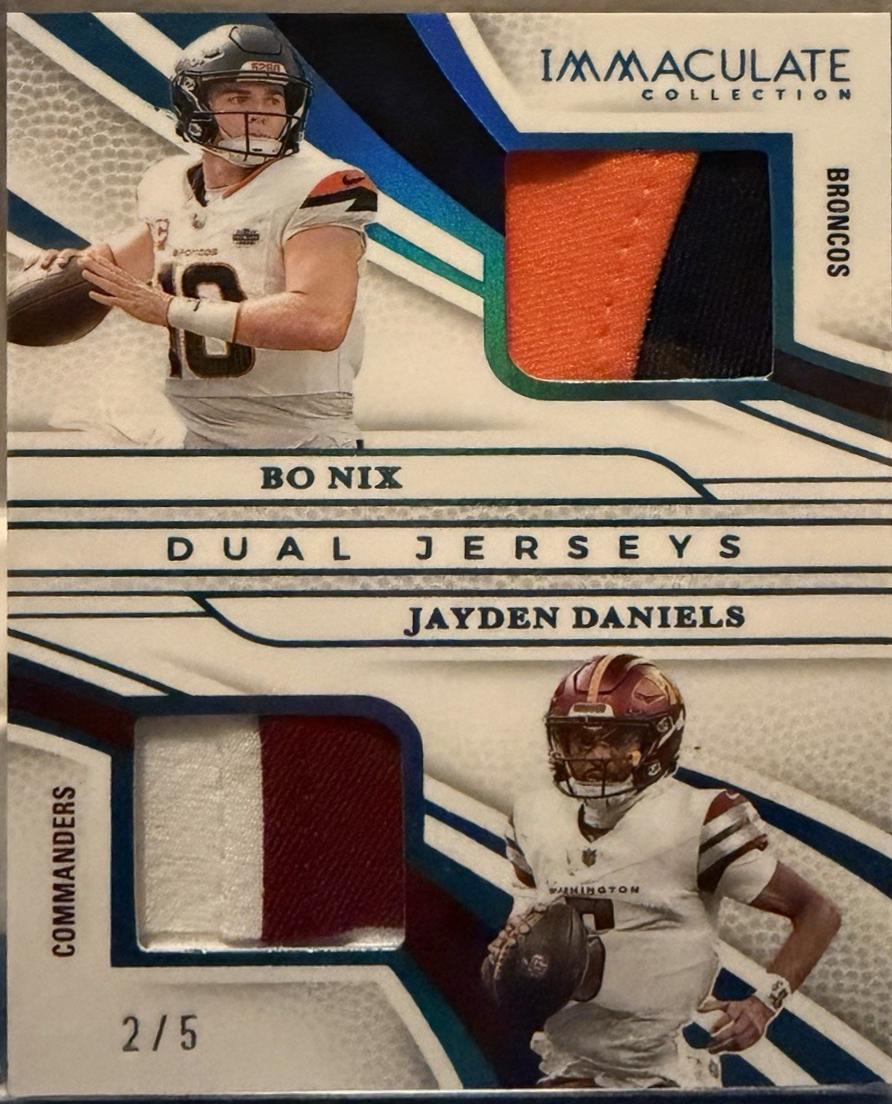 Bo Nix / Jayden Daniels [Platinum] #13