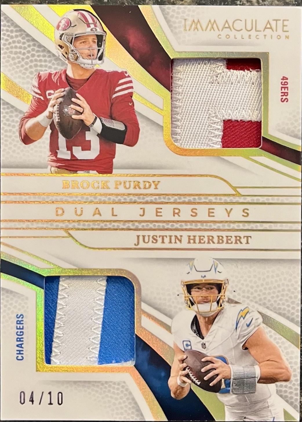 Brock Purdy / Justin Herbert [Gold] #22