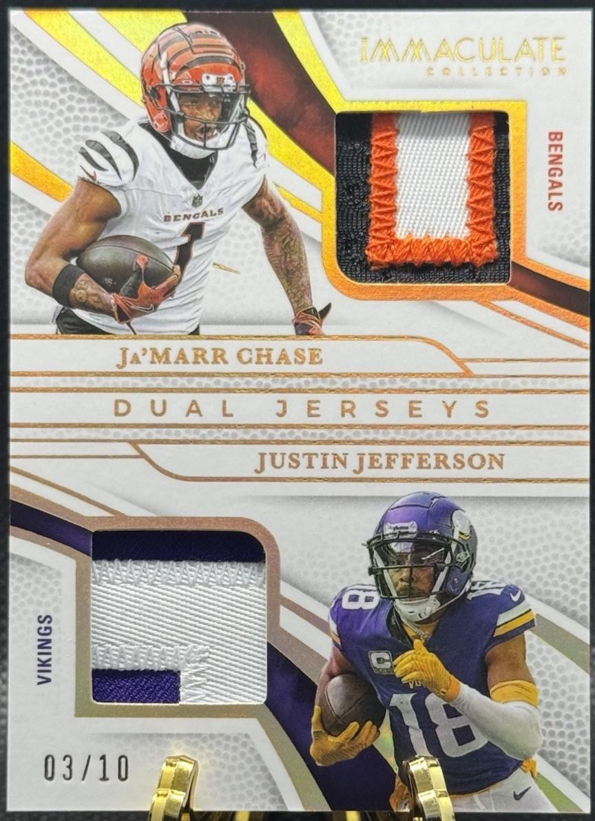 Ja'Marr Chase / Justin Jefferson [Gold] #7