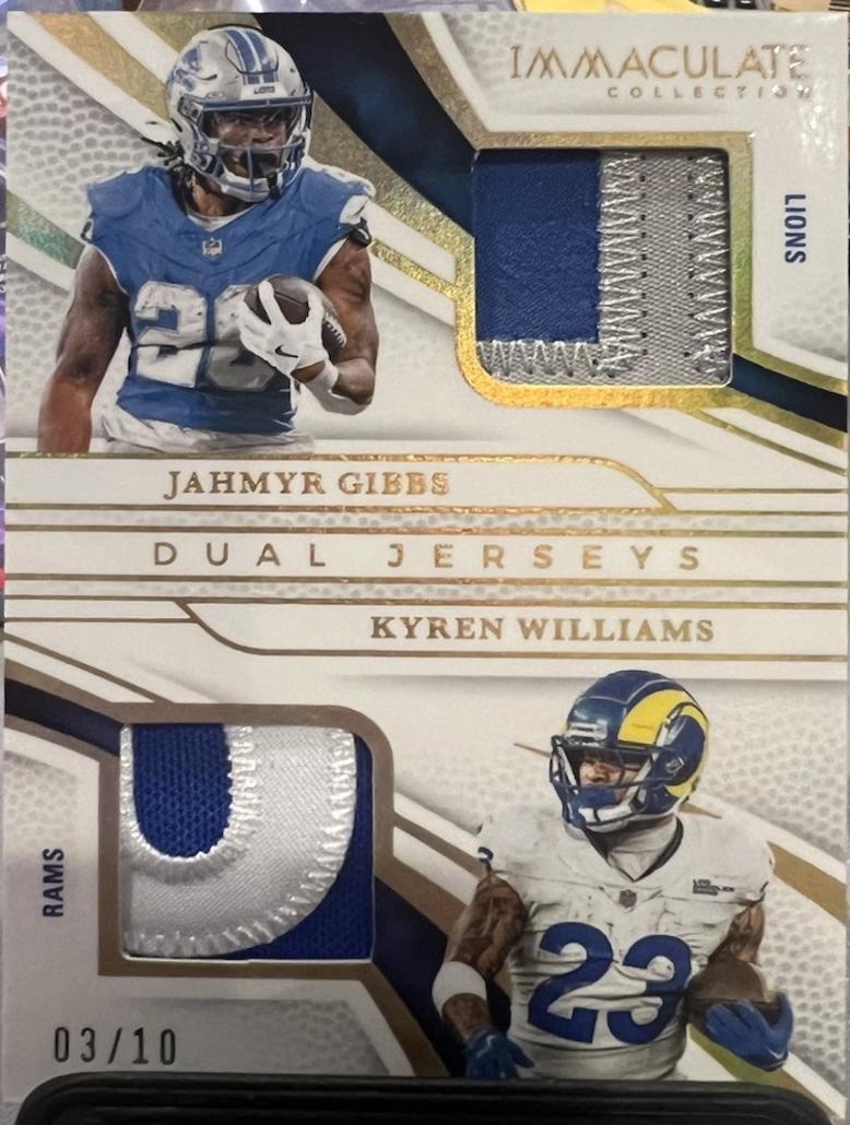Jahmyr Gibbs / Kyren Williams [Gold] #25