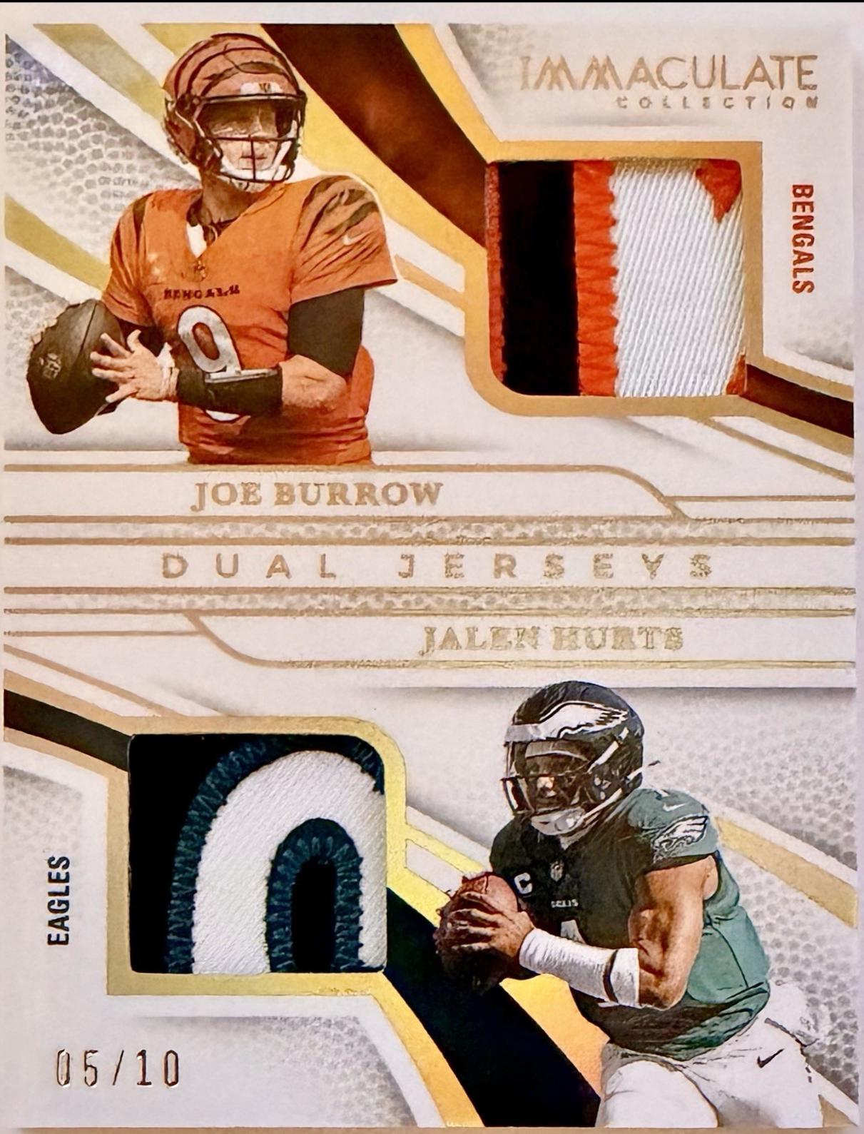 Joe Burrow / Jalen Hurts [Gold] #1