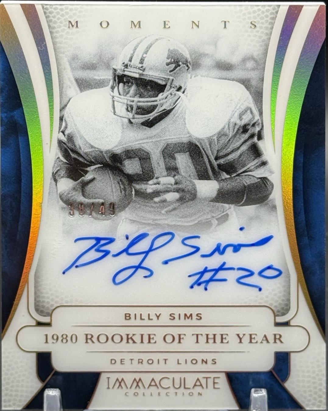Billy Sims #20