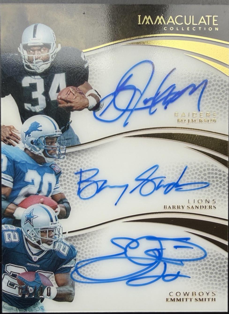 Bo Jackson / Barry Sanders / Emmitt Smith #13