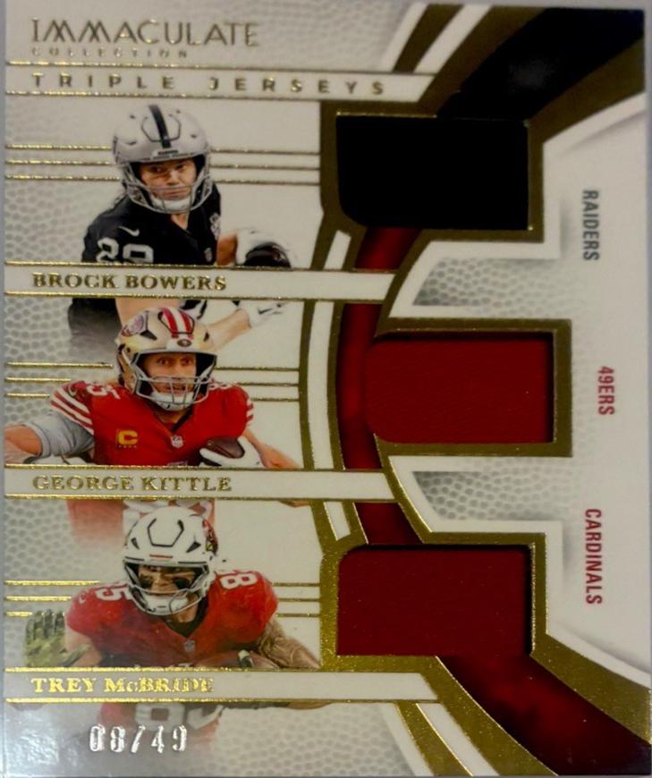 Brock Bowers / George Kittle / Trey McBride #13