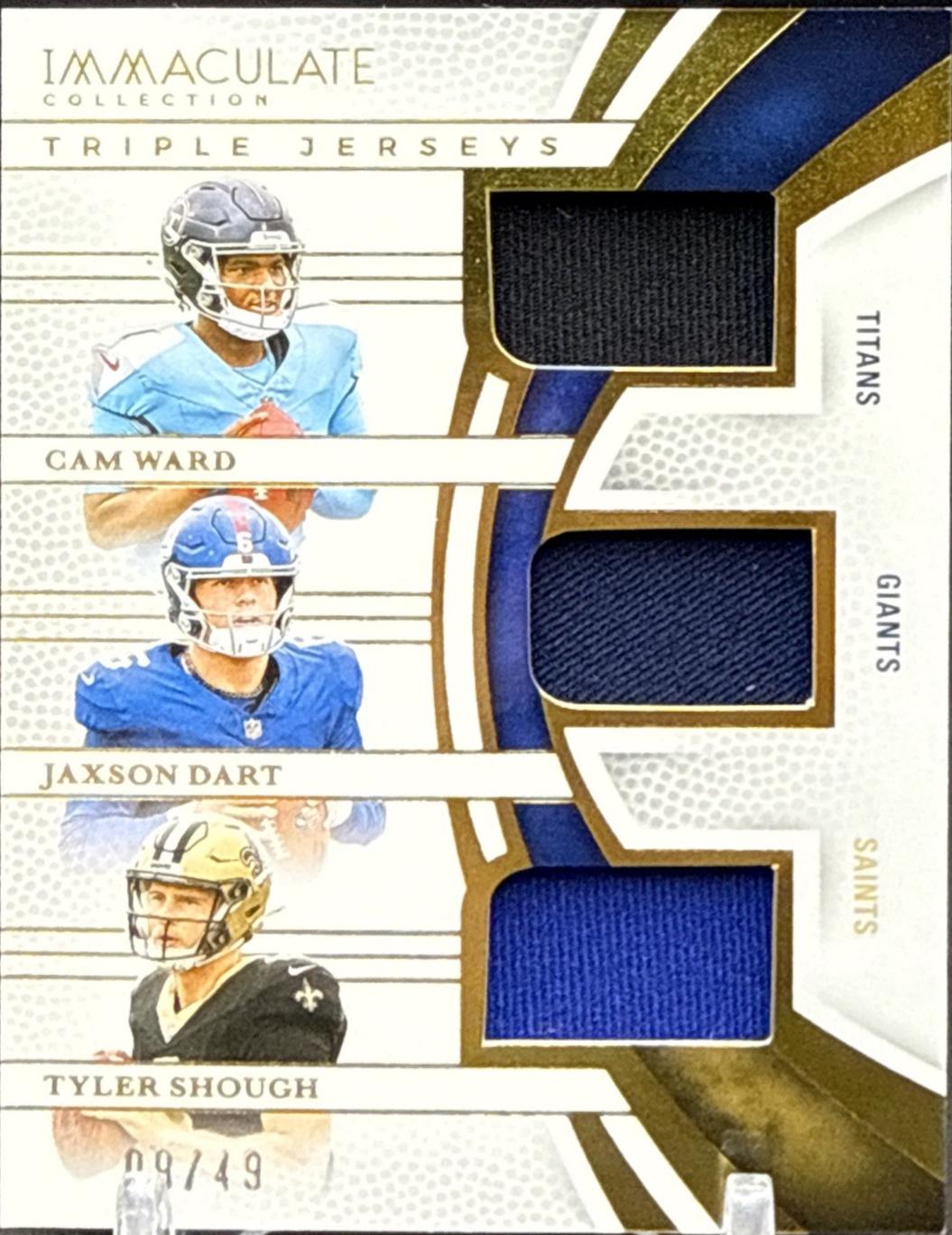 Cam Ward / Jaxson Dart / Tyler Shough #14