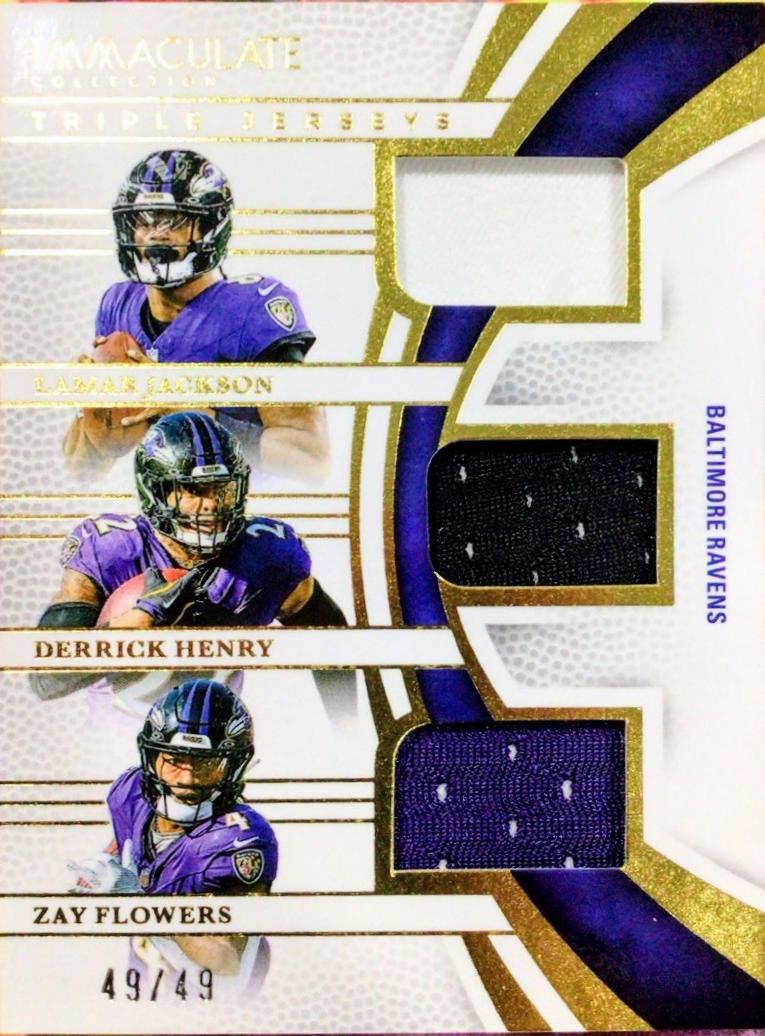 Lamar Jackson / Derrick Henry / Zay Flowers #4