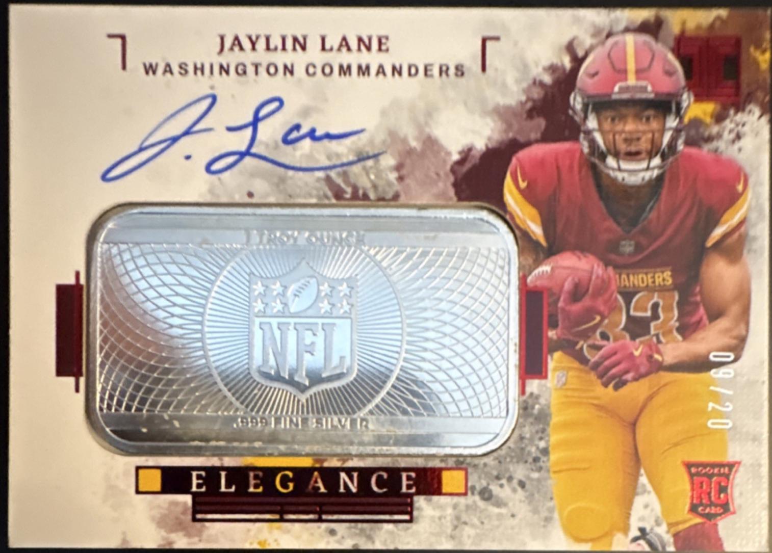 Jaylin Lane [Silver Helmet Patch] #ELE-JLE