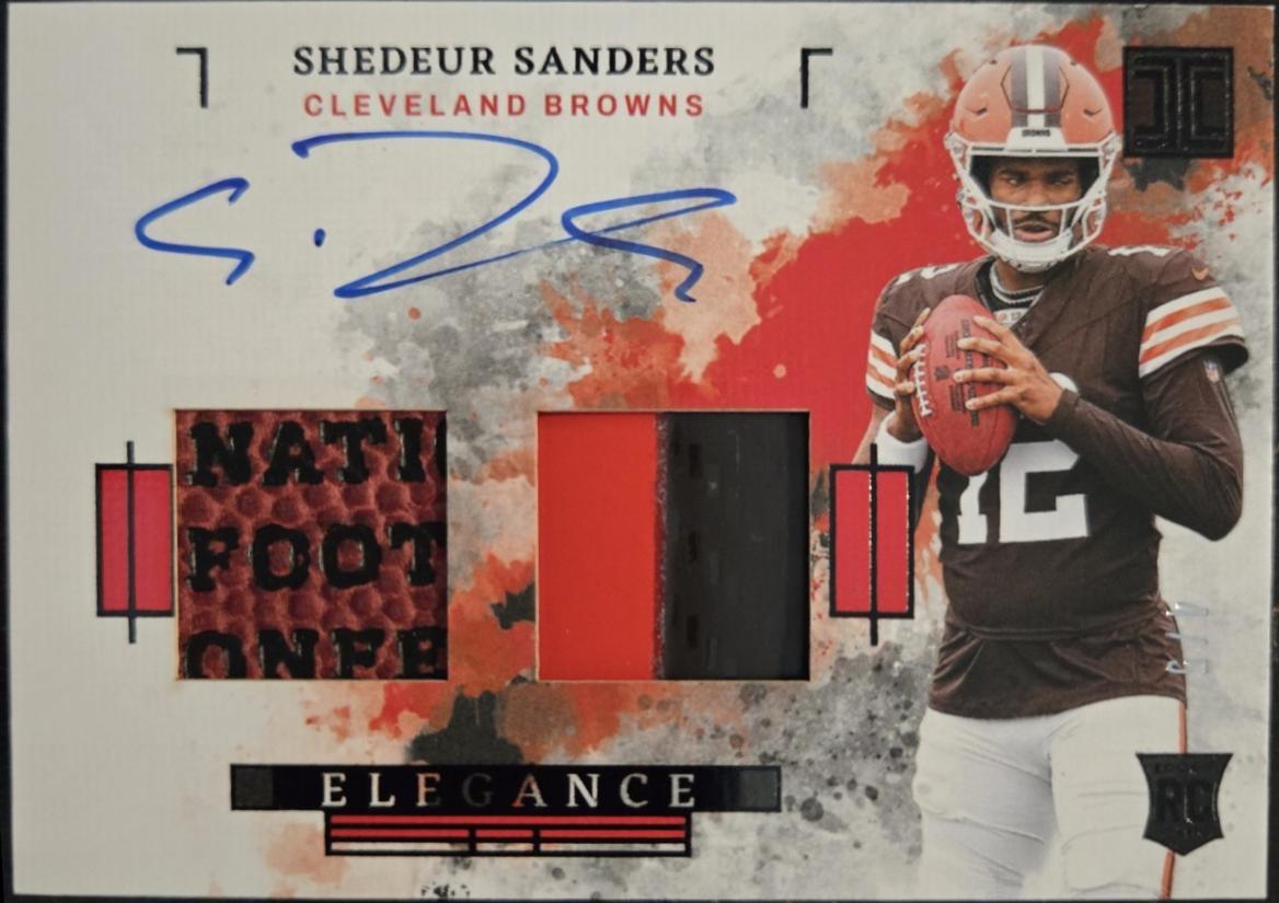 Shedeur Sanders [Helmet and Football] #ELE-SSS
