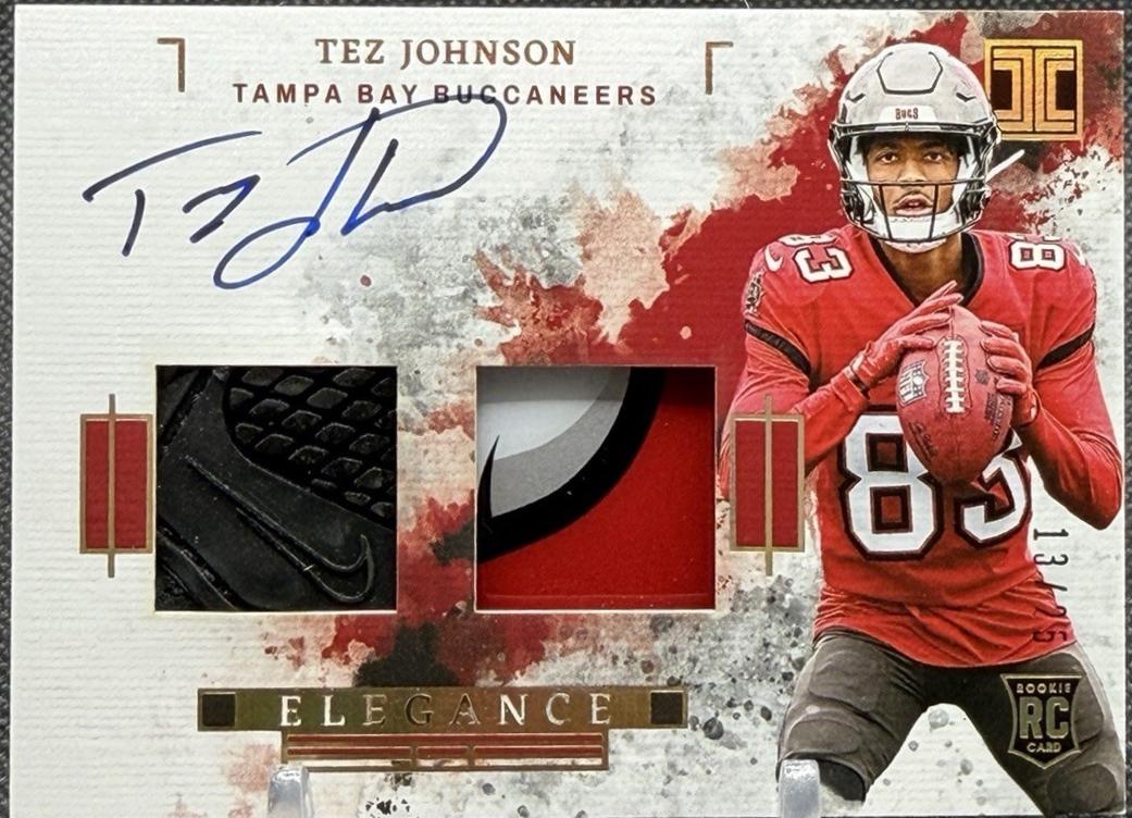 Tez Johnson [Dual Patch Autograph] #ELE-TEZ