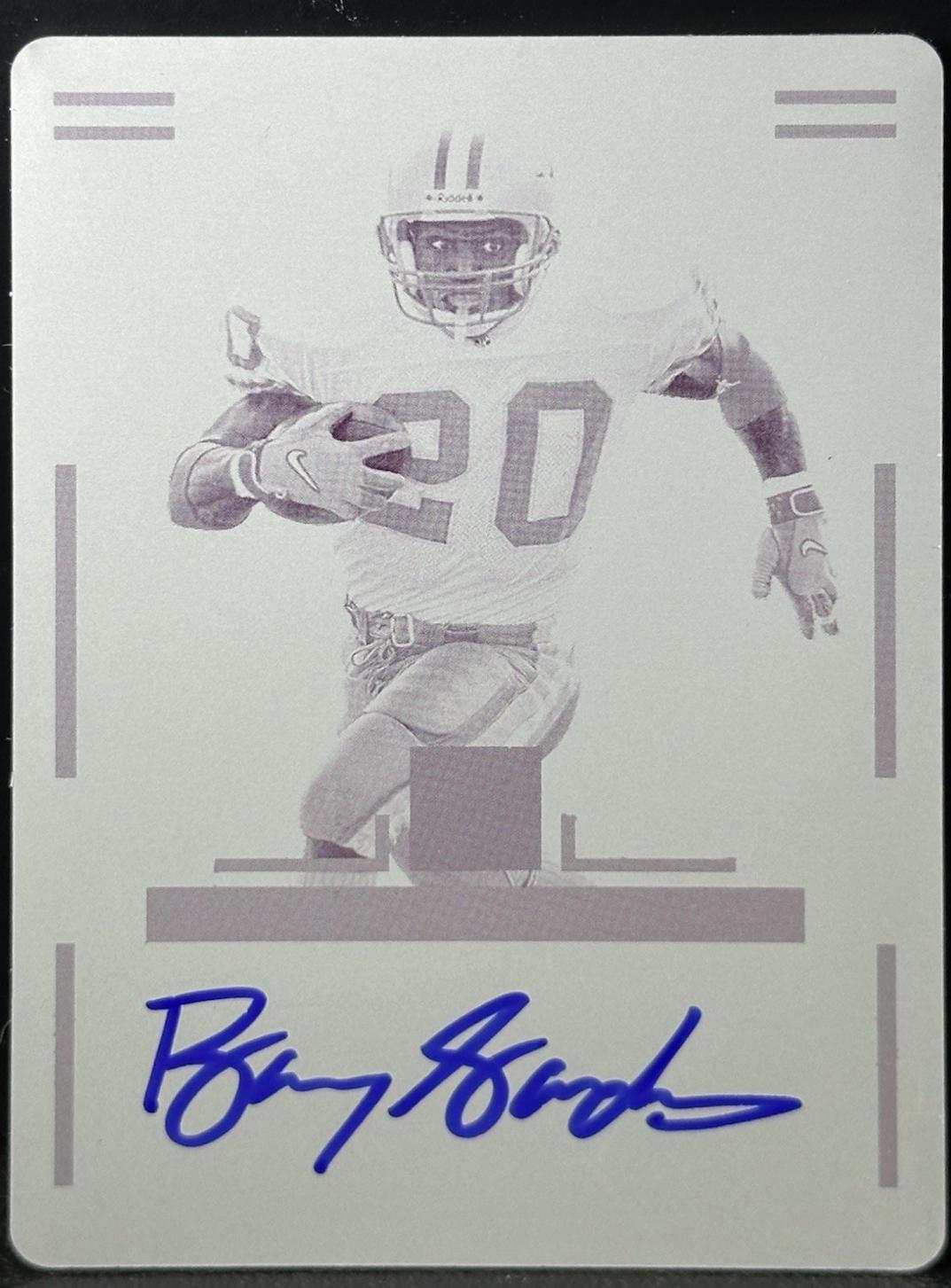 Barry Sanders [Printing Plate] #5