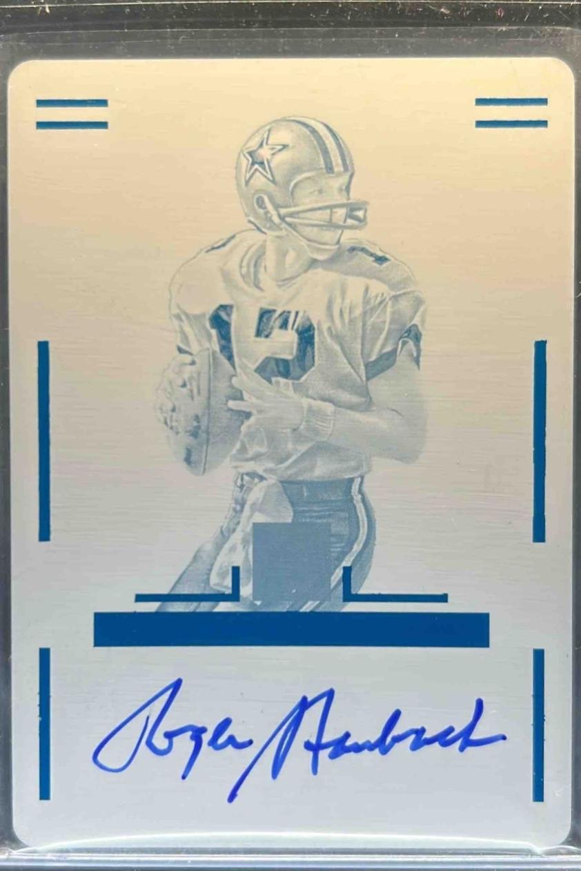 Roger Staubach [Printing Plate] #6