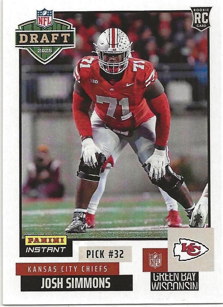 Josh Simmons #NFLDN-20