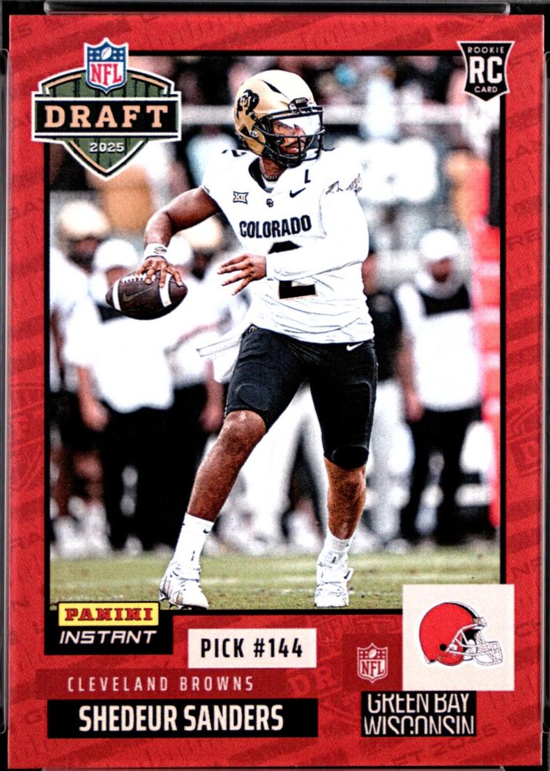 Shedeur Sanders [Red] #NFLDN-7