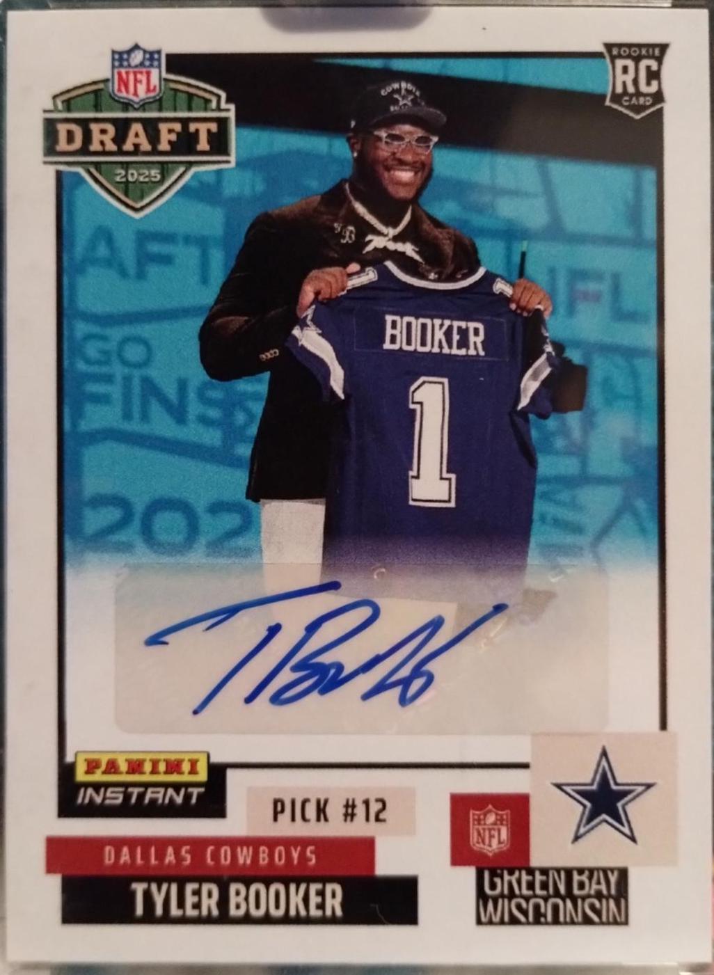 Tyler Booker [NFL Draft Night Autograph] #NFLDN-18