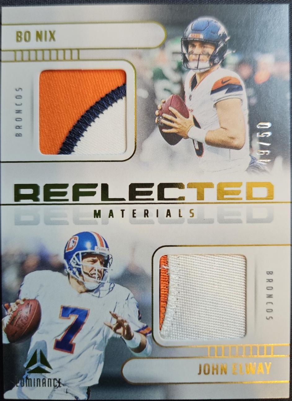 Bo Nix / John Elway [Gold] #7
