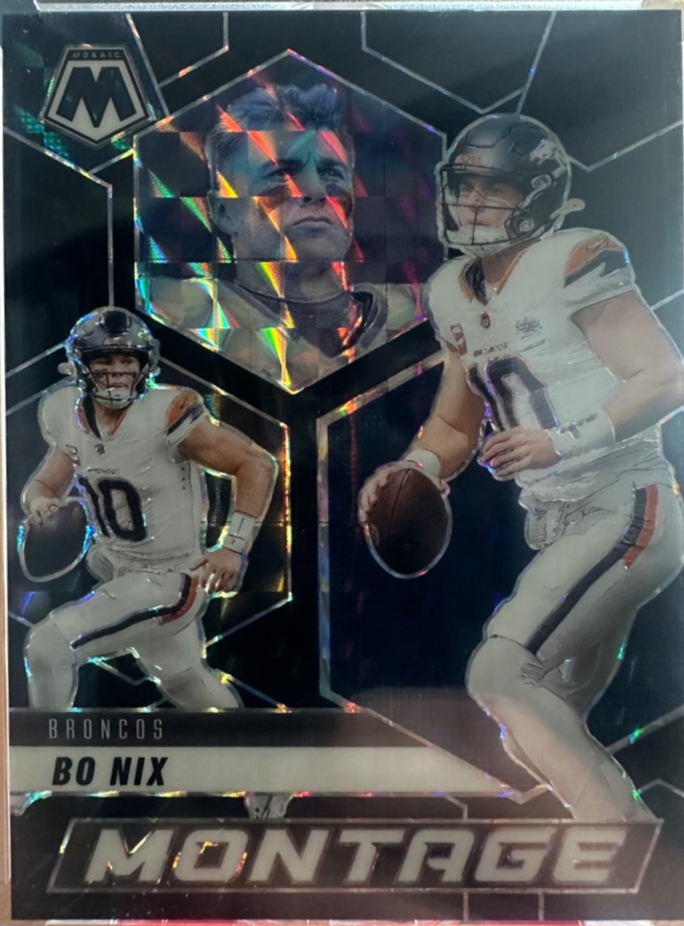 Bo Nix [Mosaic Black] #24