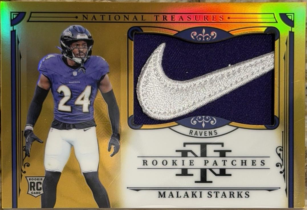 Malaki Starks [Gold Rookie Patches Premium] #220