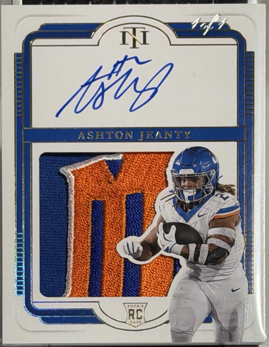 Ashton Jeanty [Platinum Materials Signature] #57
