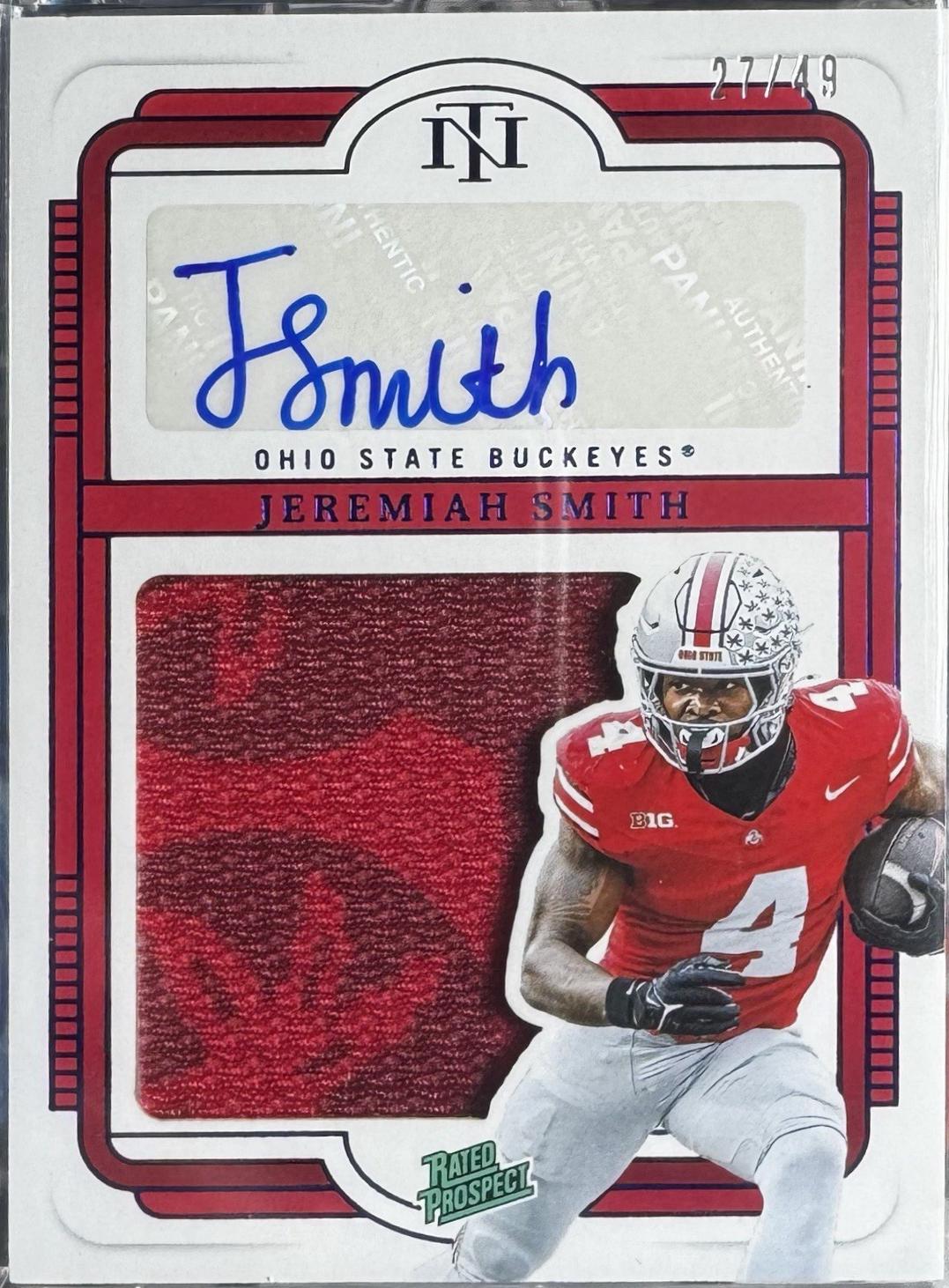 Jeremiah Smith [Blue Silhouettes Signature] #136