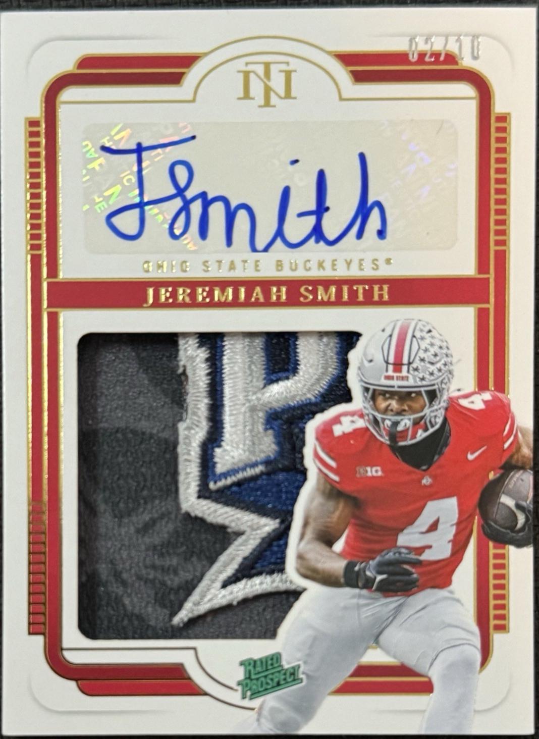 Jeremiah Smith [Gold Silhouettes Signature] #136